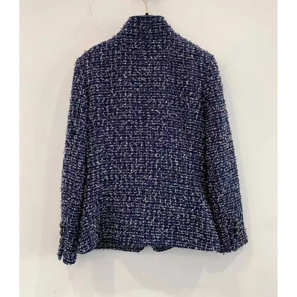Chanel La Petite Veste Noire Tweed Jacket MultiColor Tweed Very good - Back View