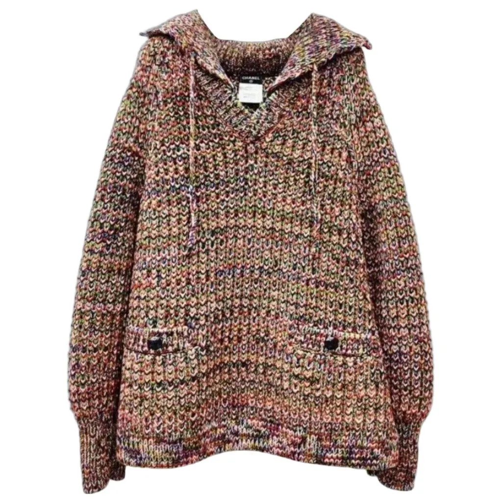 Chanel Wool Knitwear MultiColor Wool Very good - Front View