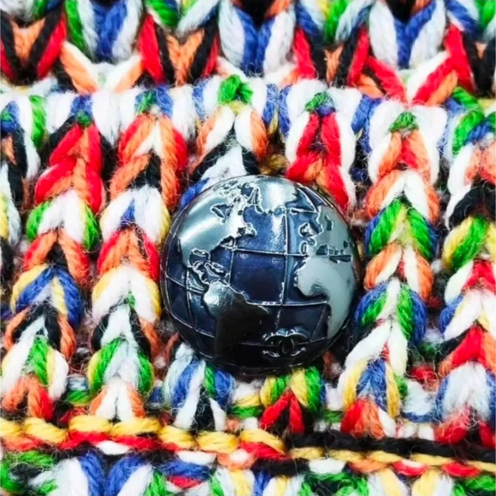 Chanel Wool Knitwear MultiColor Wool Very good - Back View