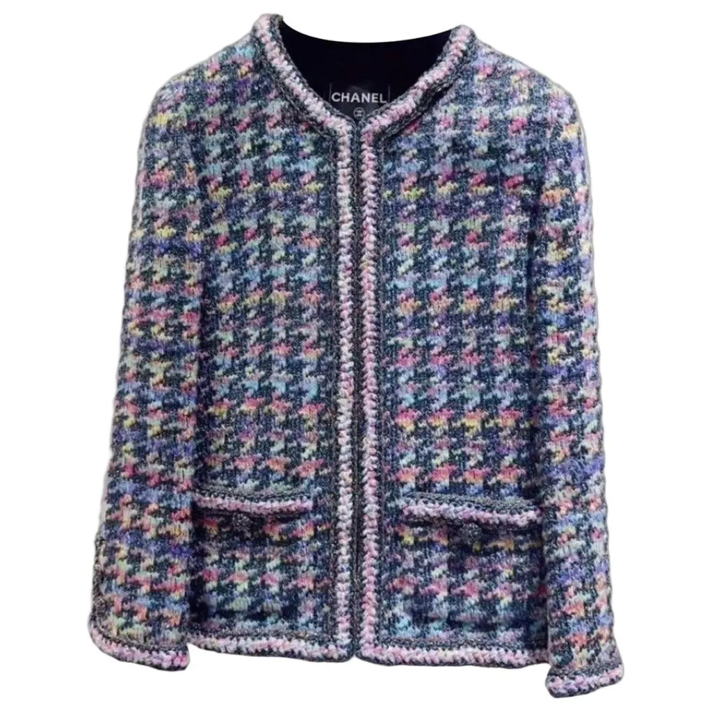 Chanel La Petite Veste Noire Wool Jacket MultiColor Wool Very good - Front View