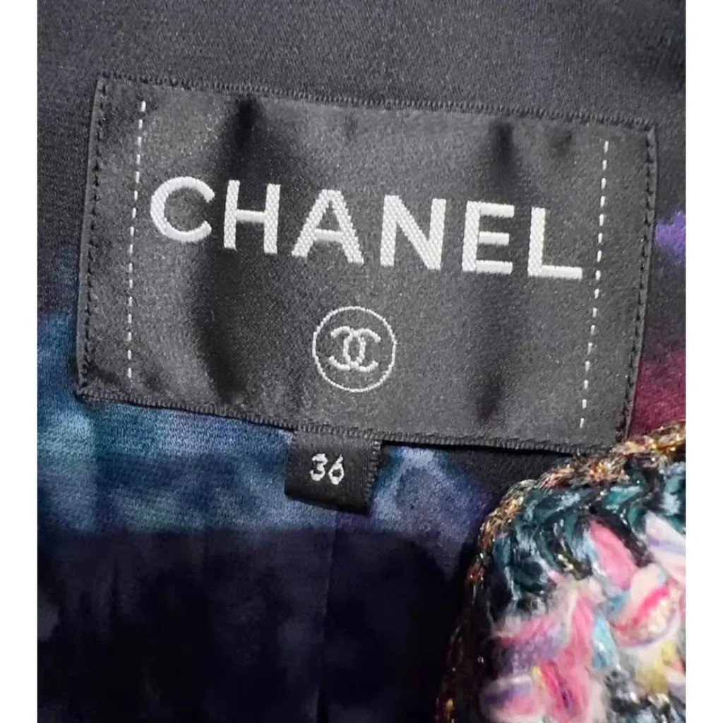 Chanel La Petite Veste Noire Wool Jacket MultiColor Wool Very good - Inside View