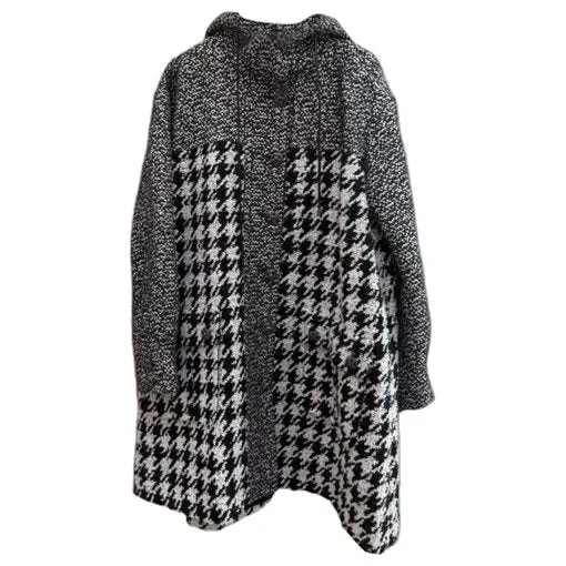 Chanel Wool Coat MultiColor Wool Very good - Front View
