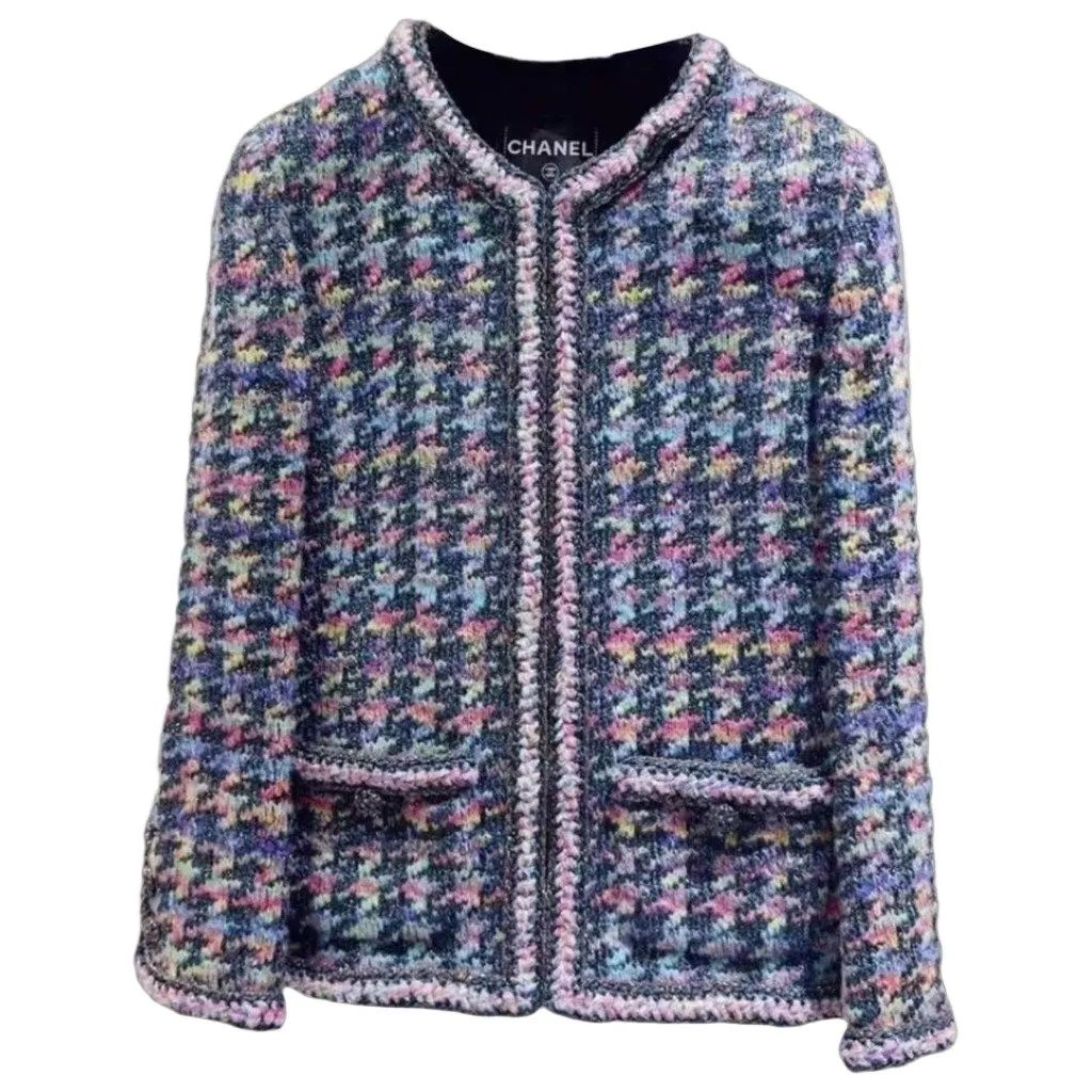 Chanel La Petite Veste Noire Wool Jacket MultiColor Wool Very good - Front View