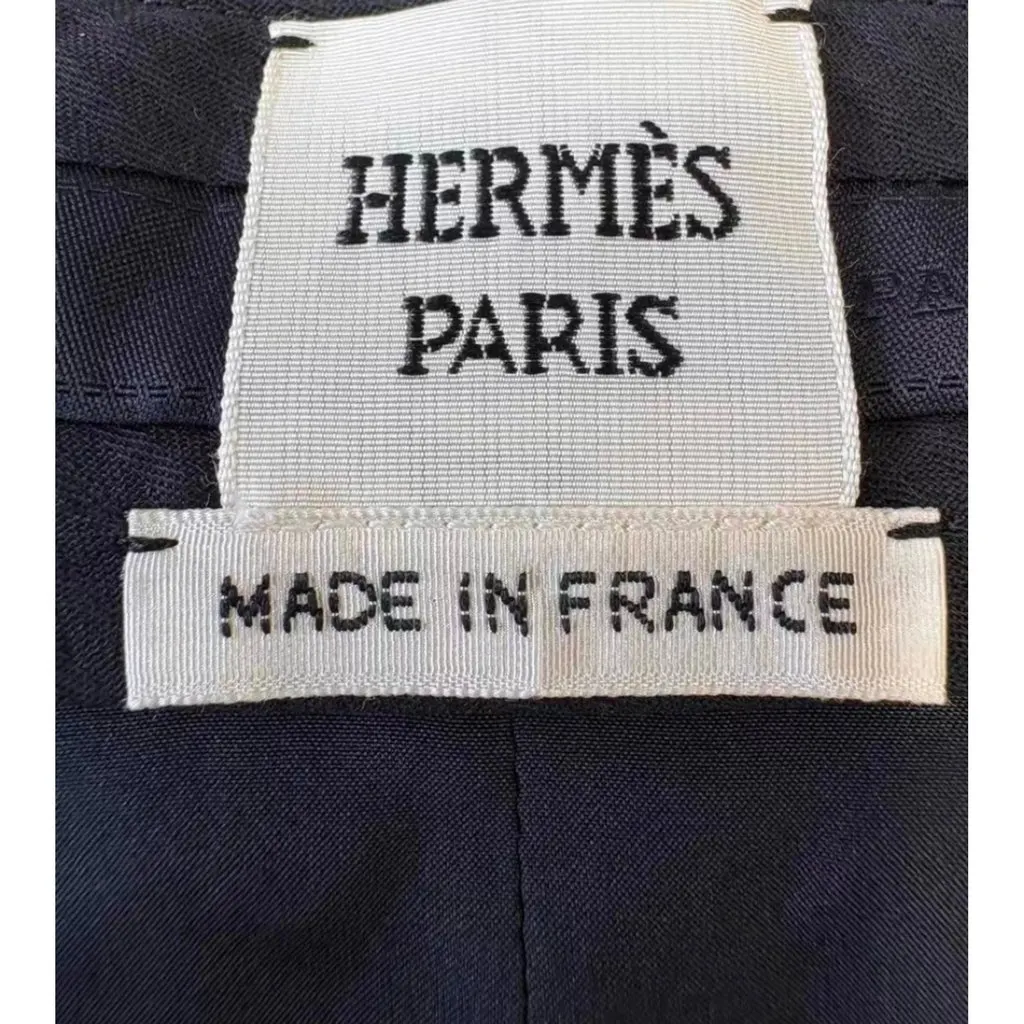 Hermes Black Wool Skirt Black Wool Never worn, with tag - Box View