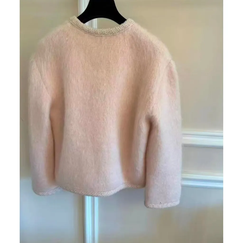 Celine Pink Wool Jacket Pink Wool Very good - Inside View