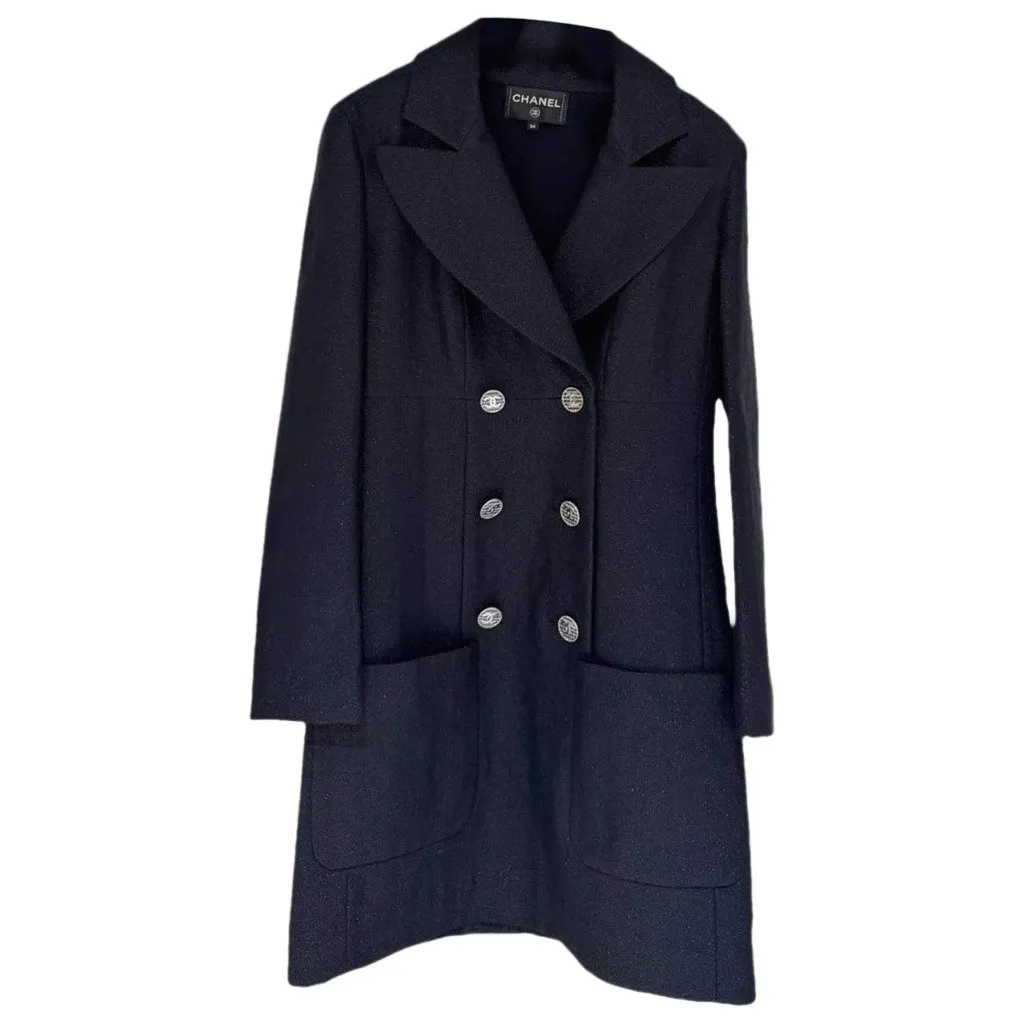 Chanel Wool Dress MultiColor Wool Very good - Front View
