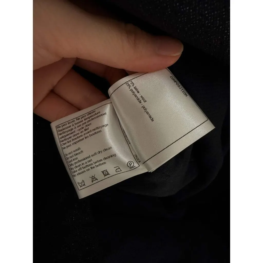 Chanel Wool Dress MultiColor Wool Very good - Model View