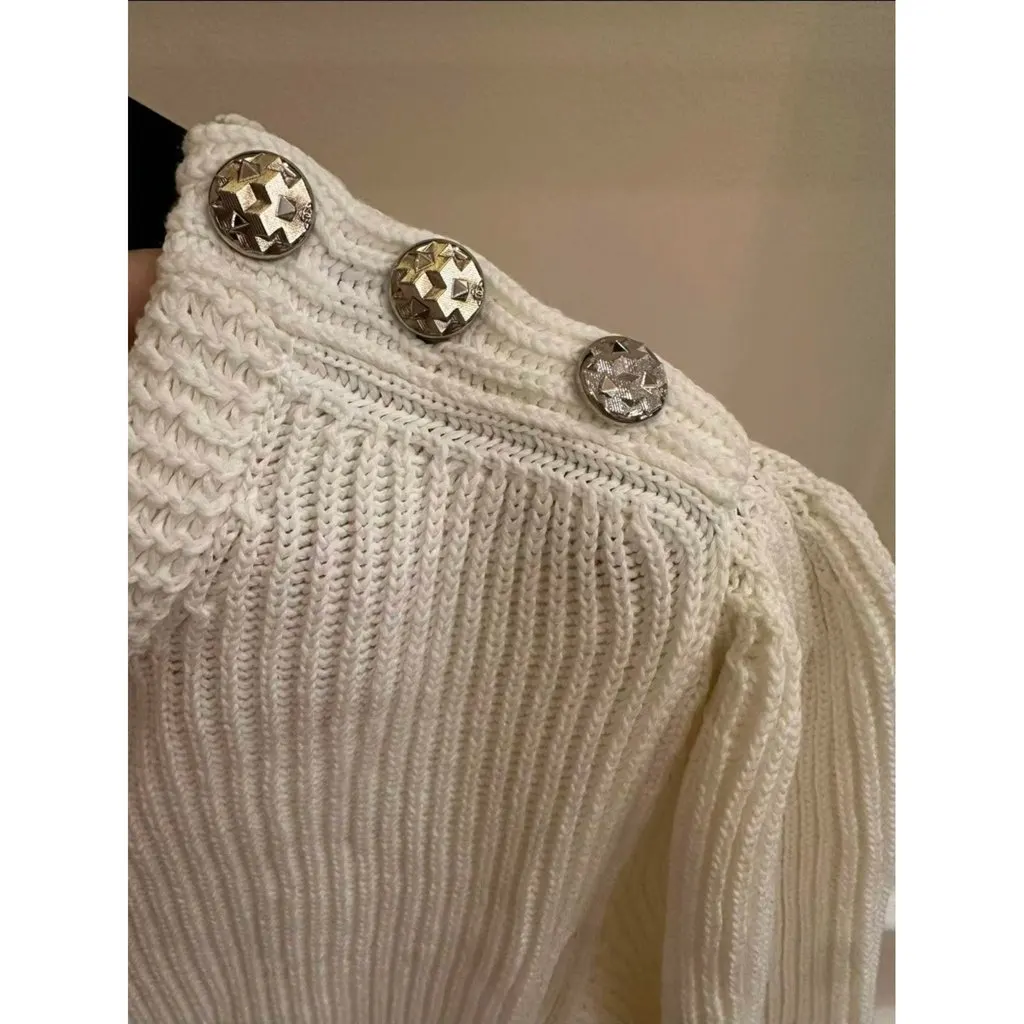 Chanel White Cotton Knitwear White Cotton Very good - Back View