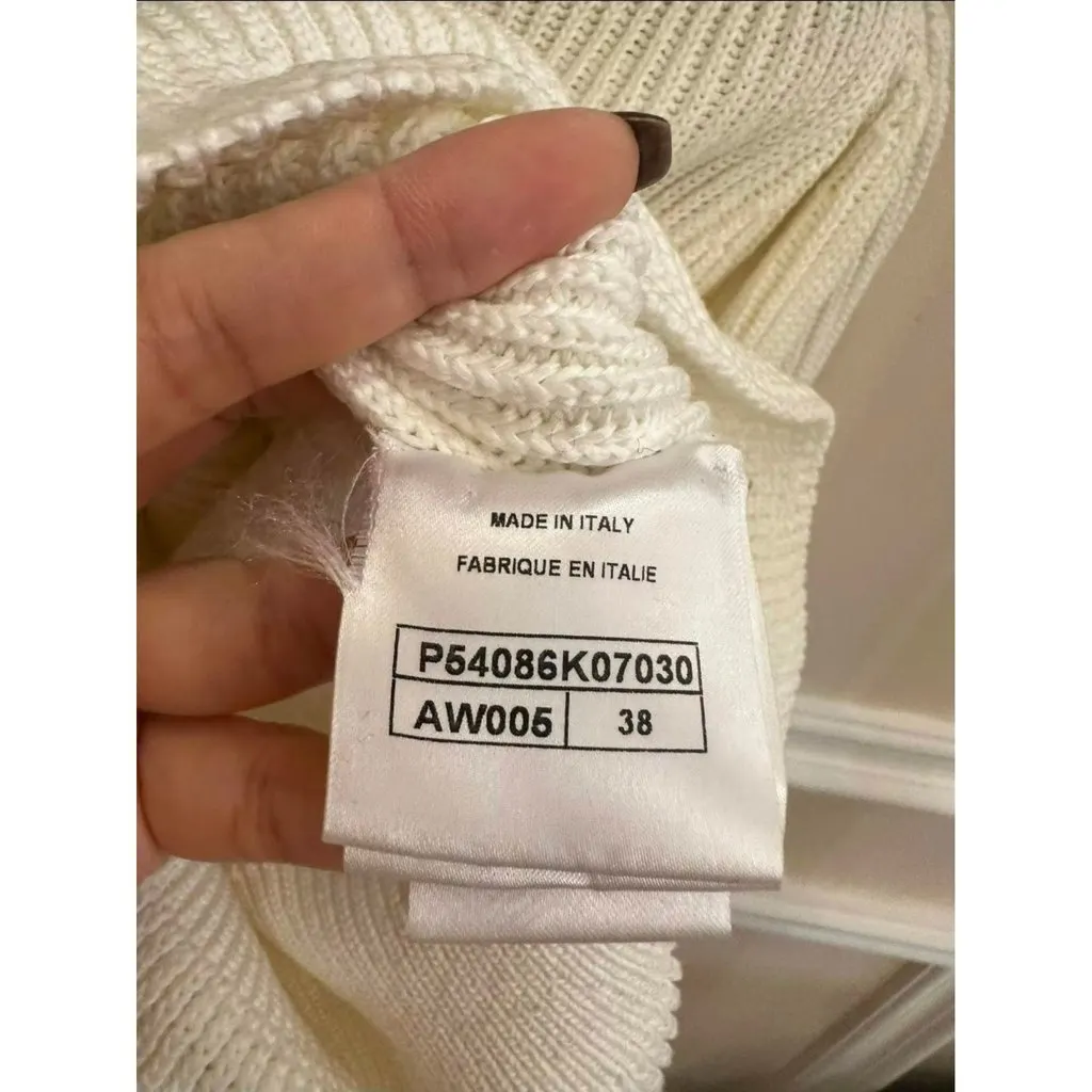 Chanel White Cotton Knitwear White Cotton Very good - Inside View