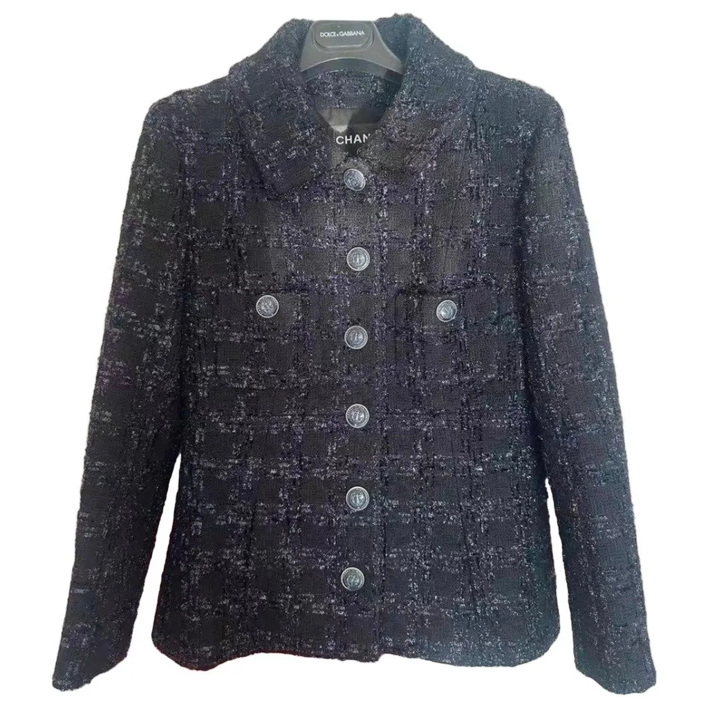 Chanel La Petite Veste Noire Wool Jacket MultiColor Wool Very good - Front View