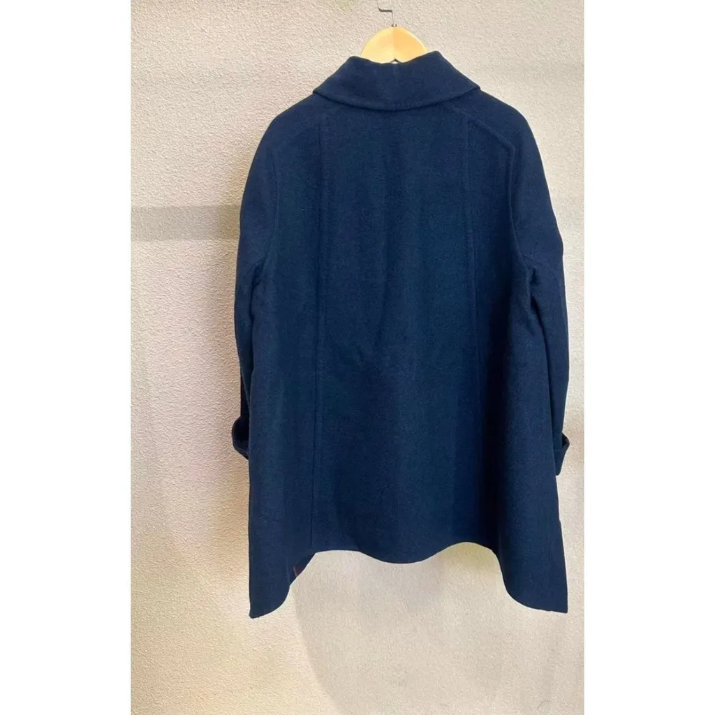Hermes Wool Coat MultiColor Wool Very good - Back View