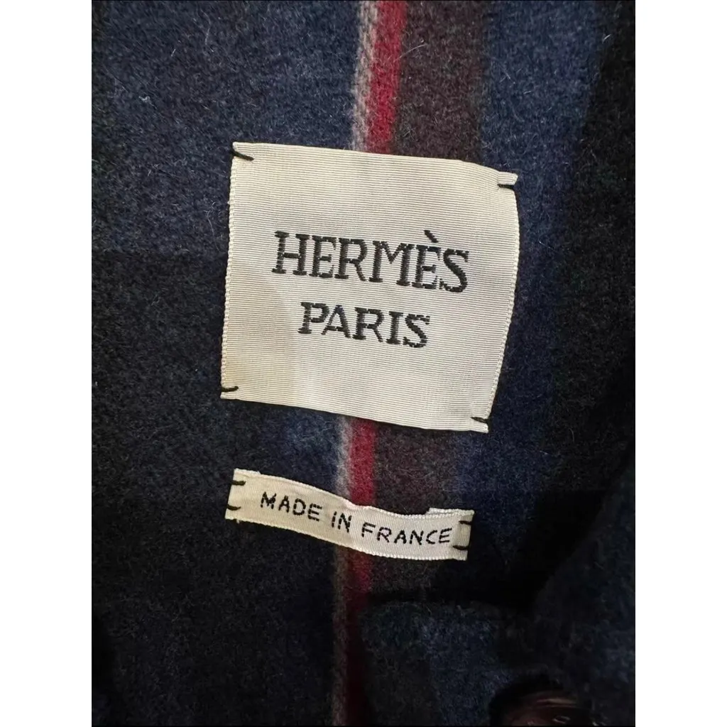 Hermes Wool Coat MultiColor Wool Very good - Box View