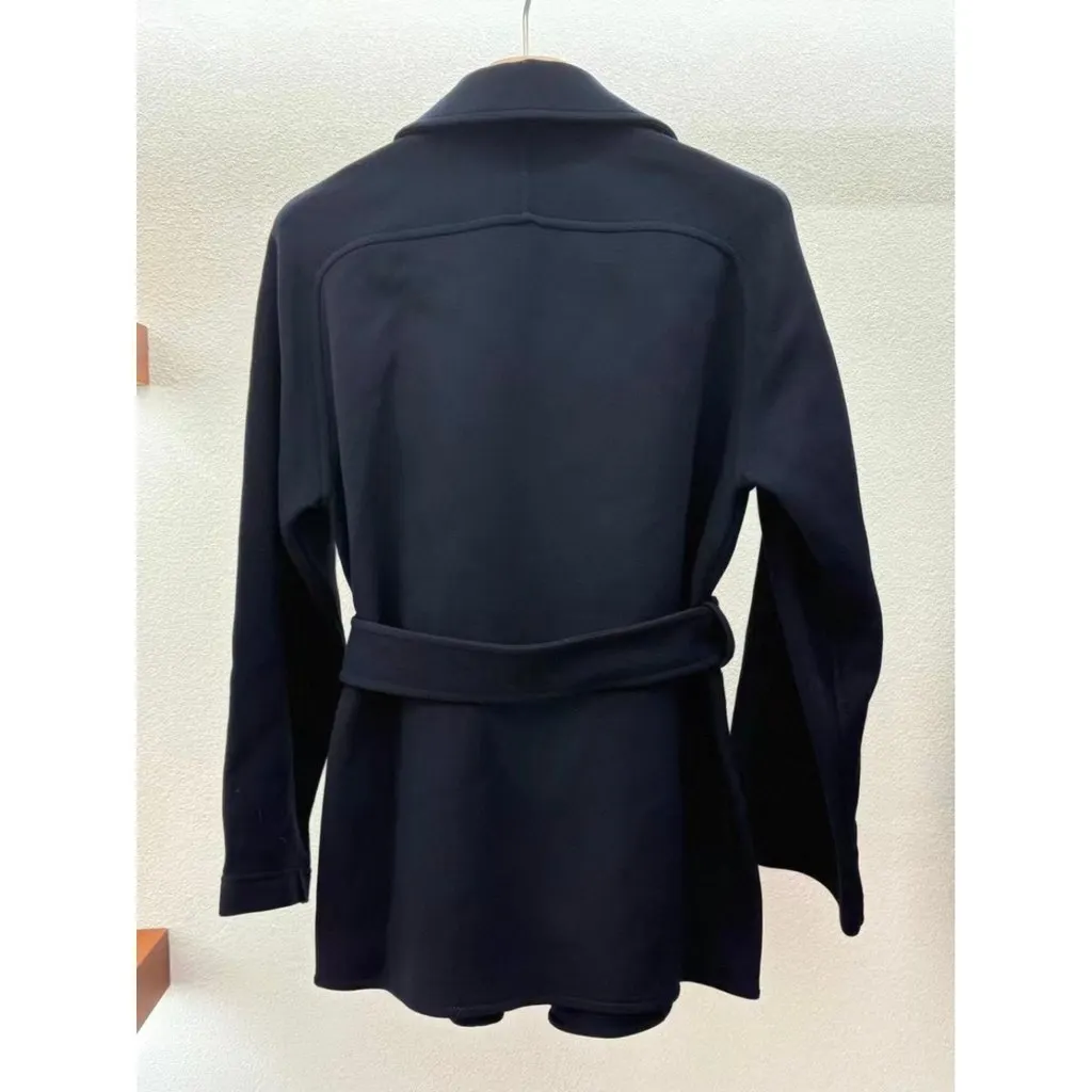 Hermes Wool Coat MultiColor Wool Never worn, with tag - Model View