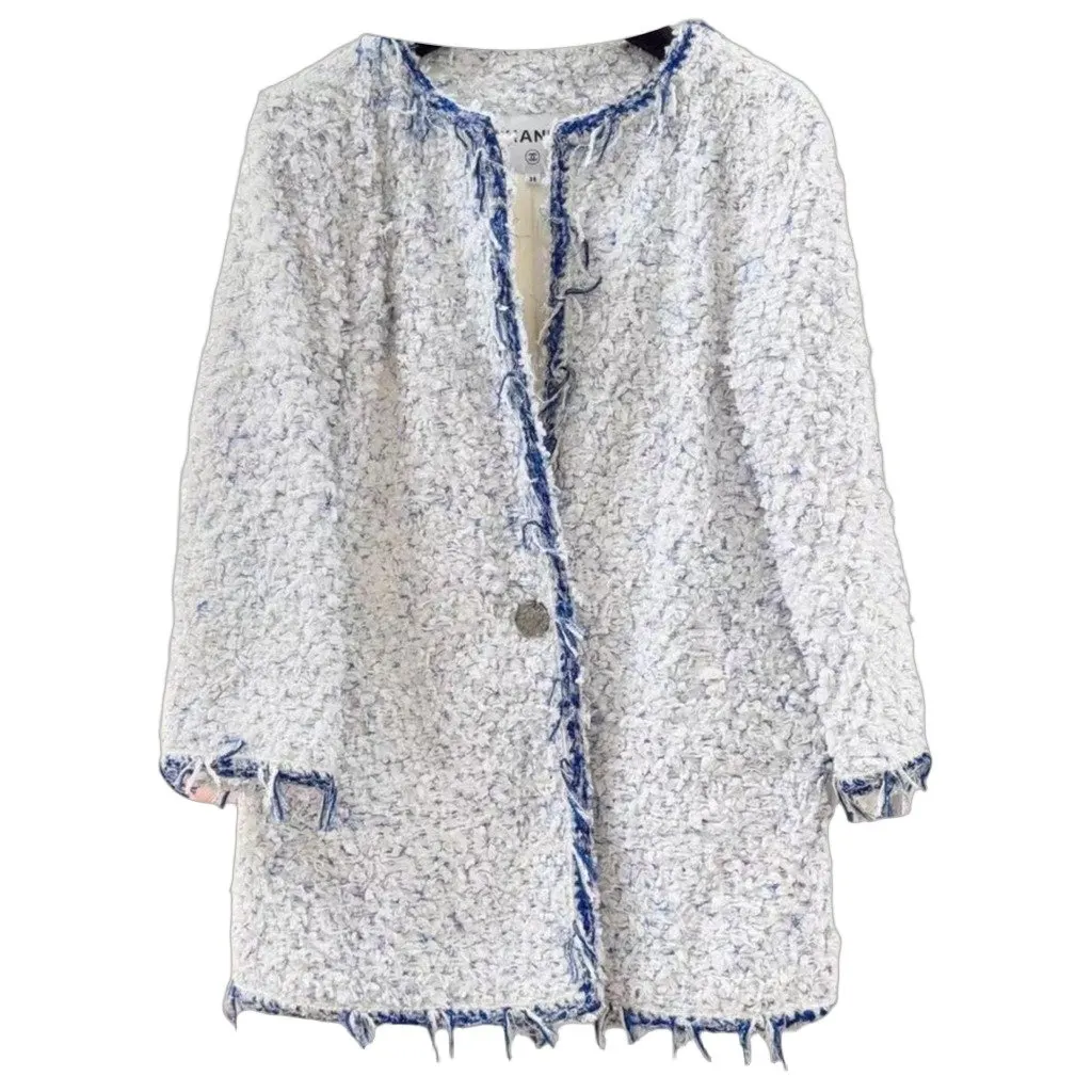Chanel La Petite Veste Noire Tweed Jacket MultiColor Tweed Very good - Front View