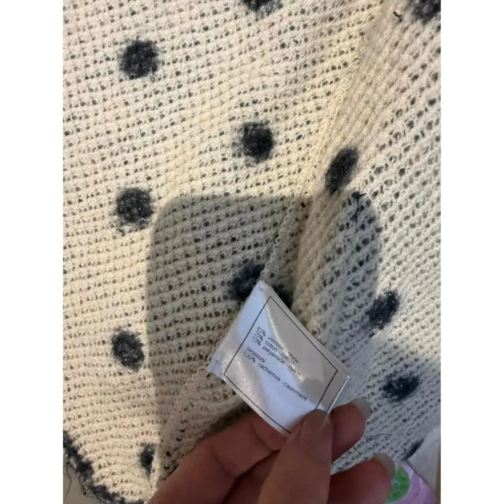 Chanel La Petite Veste Noire Tweed Jacket MultiColor Tweed Very good - Inside View