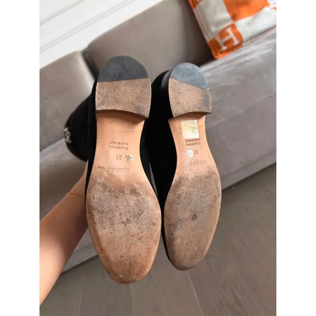Hermes Suede Boots MultiColor Suede Very good - Model View