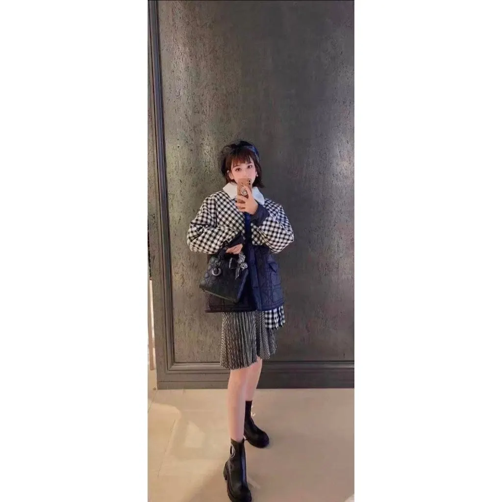 Dior Wool Leather Jacket MultiColor Wool Never worn - Inside View