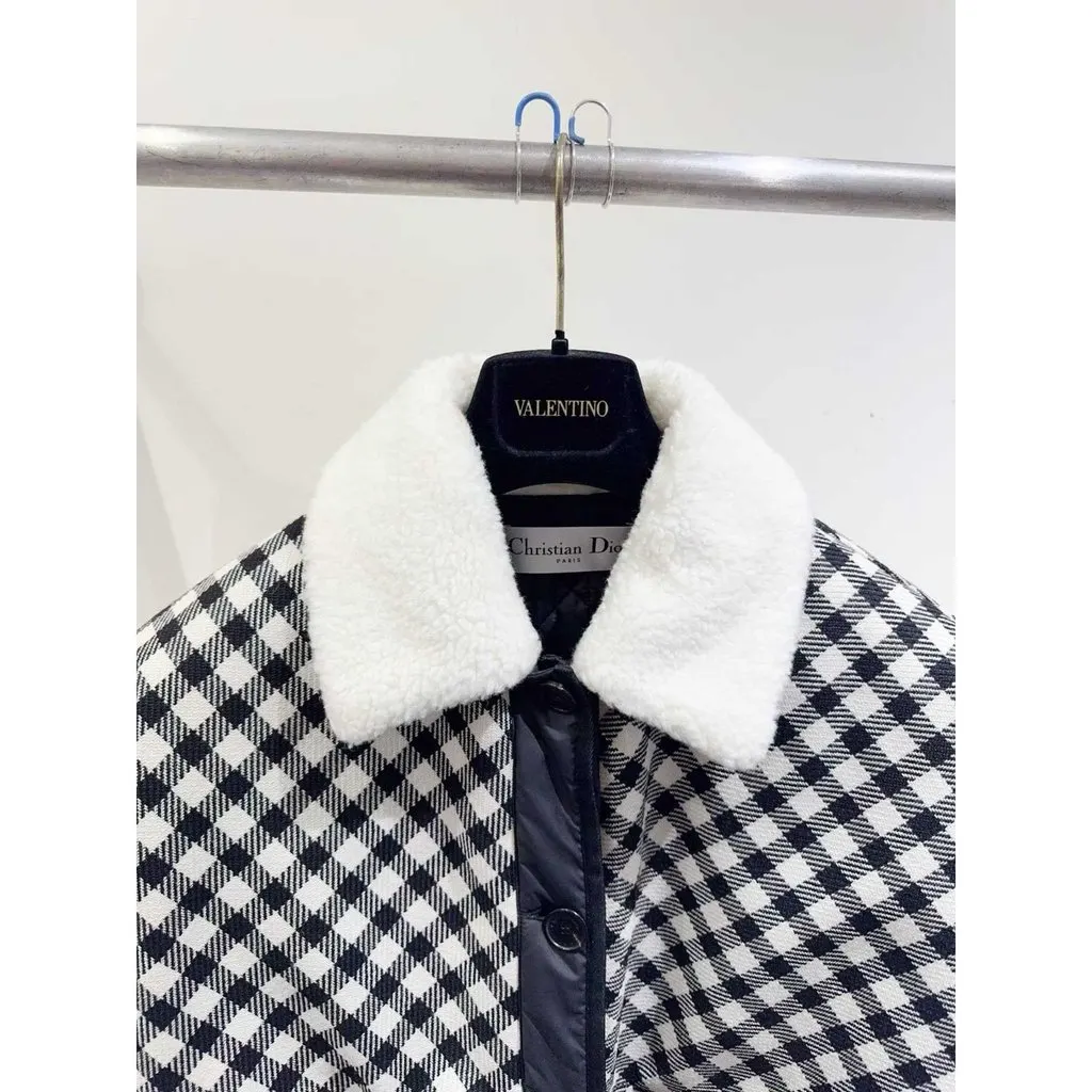 Dior Wool Leather Jacket MultiColor Wool Never worn - Box View