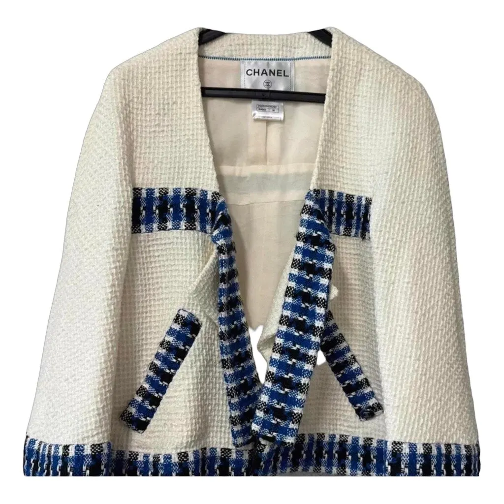 Chanel La Petite Veste Noire Cotton Jacket MultiColor Cotton Very good - Front View
