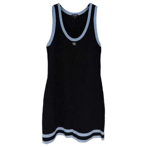 Chanel Cotton Dress MultiColor Cotton Very good - Front View