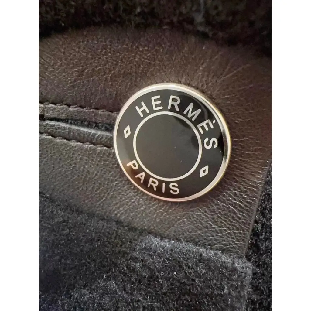 Hermes Cashmere Coat MultiColor Cashmere Very good - Inside View