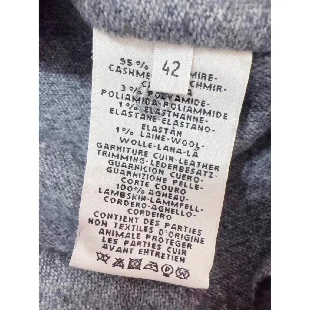 Hermes Cashmere Coat MultiColor Cashmere Very good - Box View