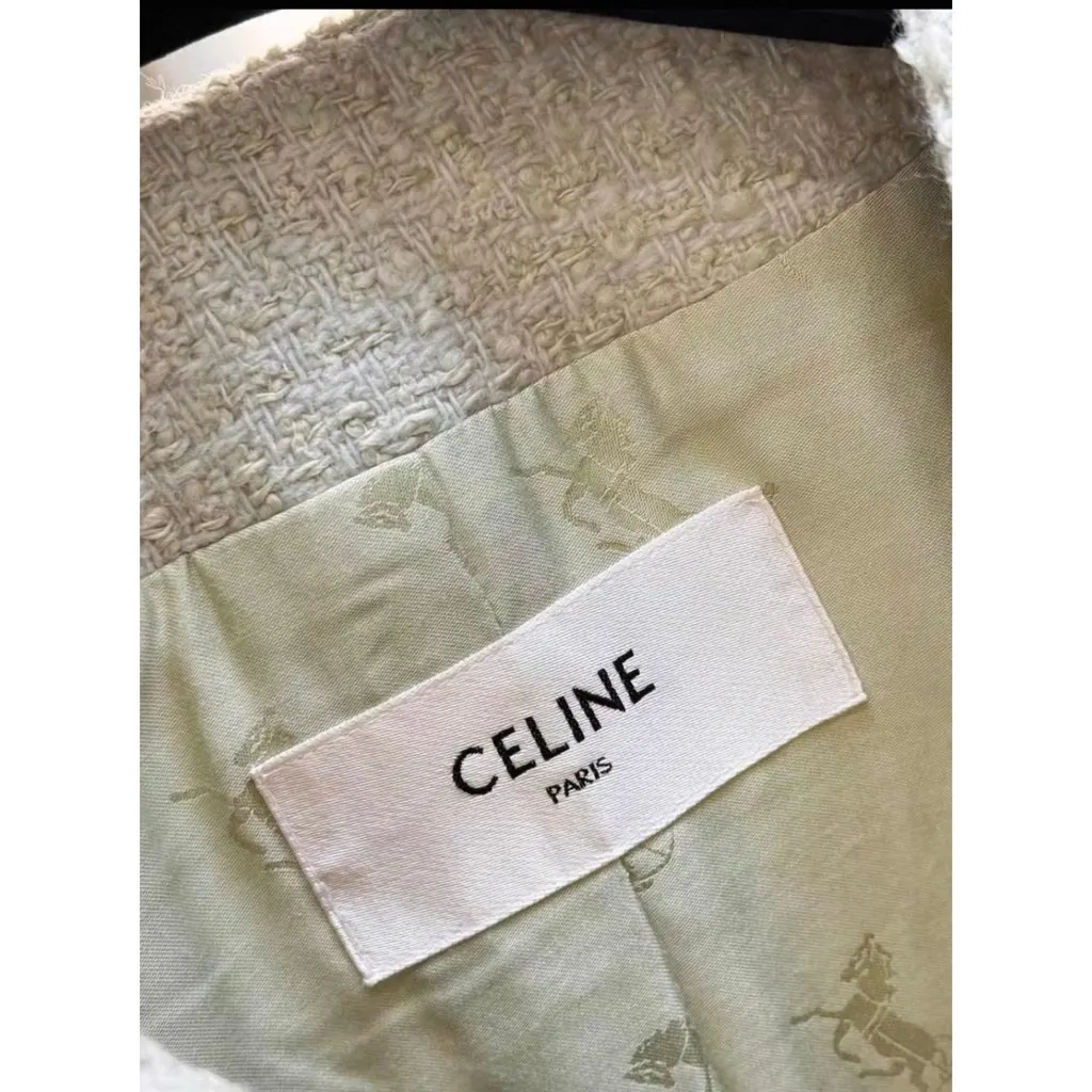 Celine Wool Jacket MultiColor Wool Very good - Inside View