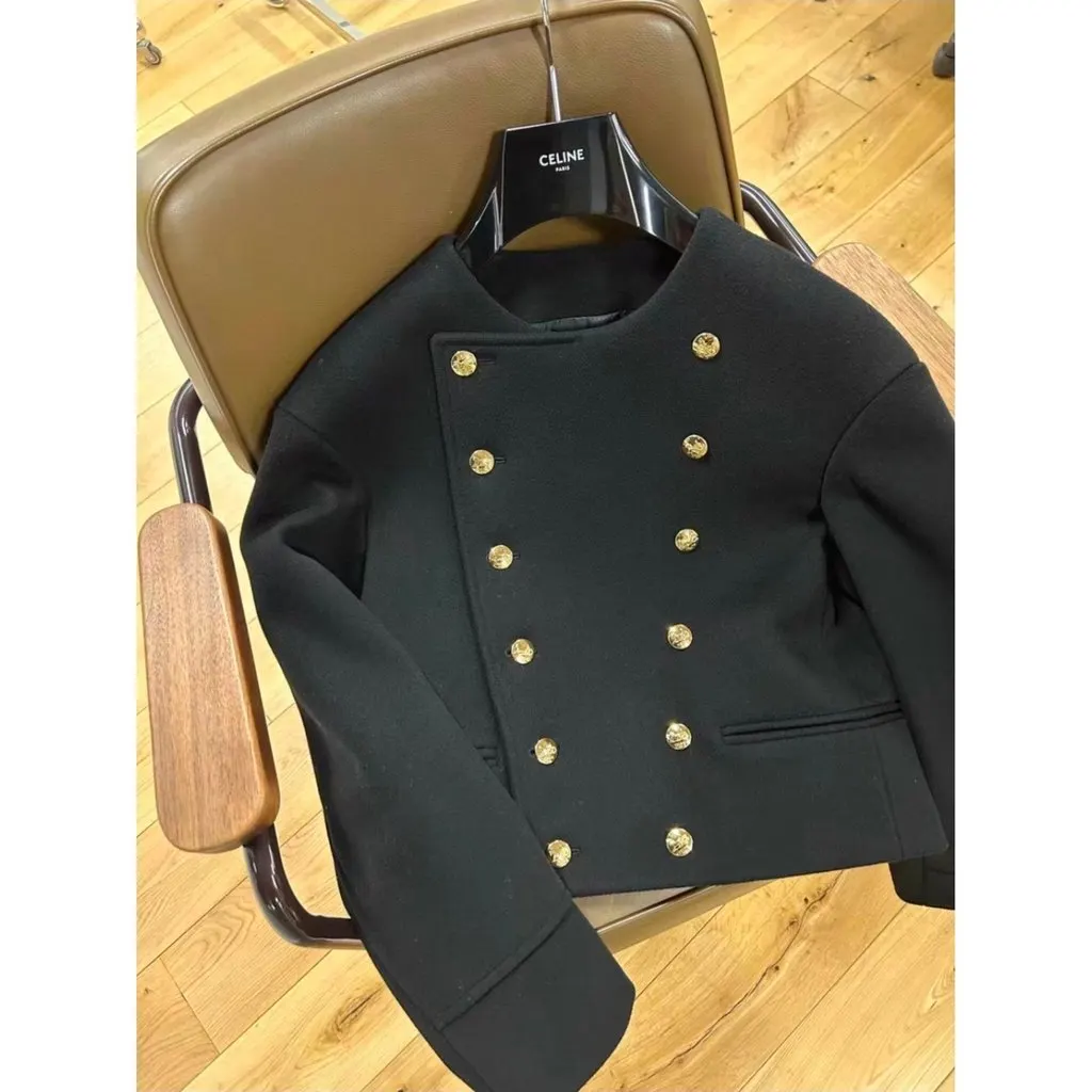 Celine Cashmere Jacket MultiColor Cashmere Never worn, with tag - Model View