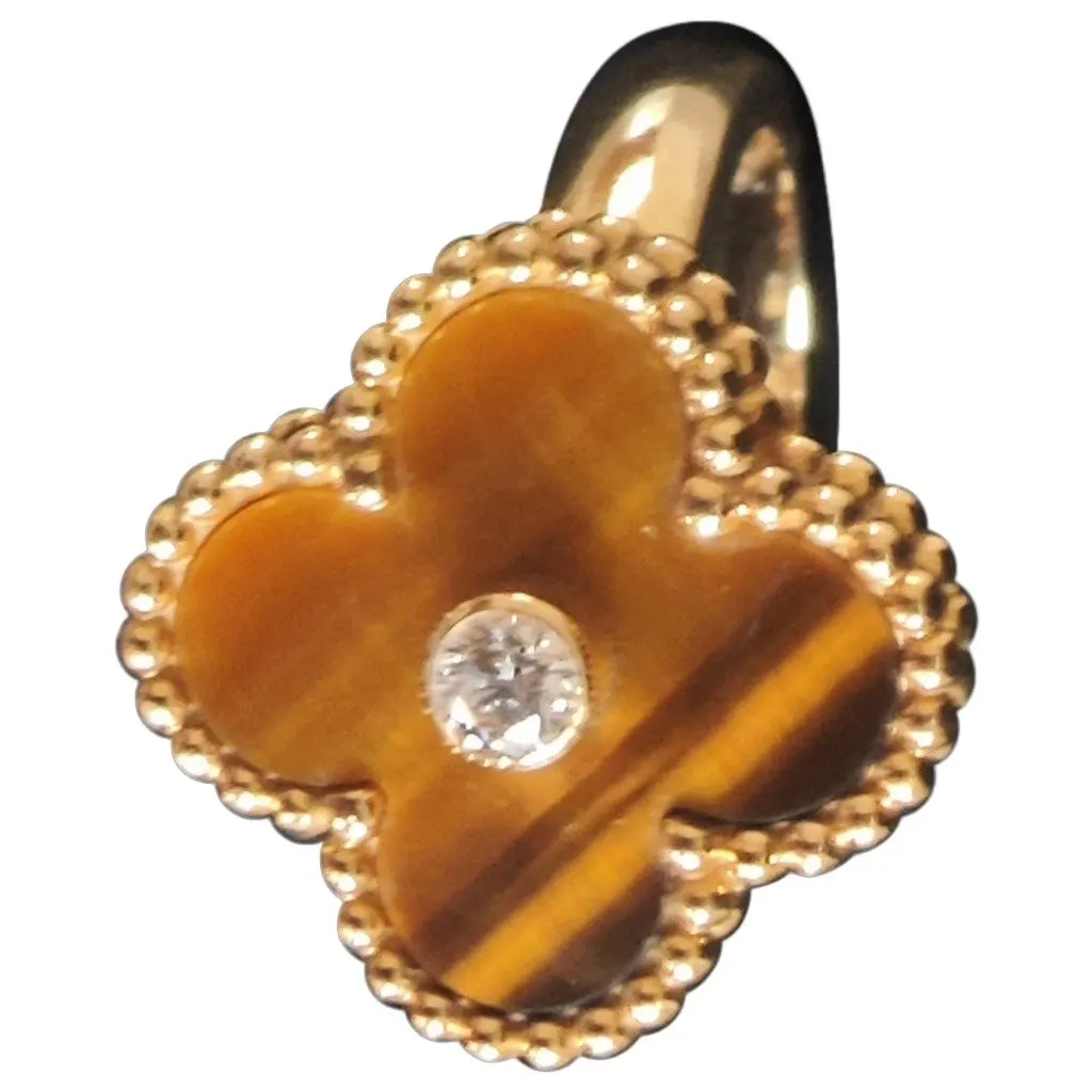 Van Cleef & Arpels Vintage Alhambra Yellow Gold Ring
