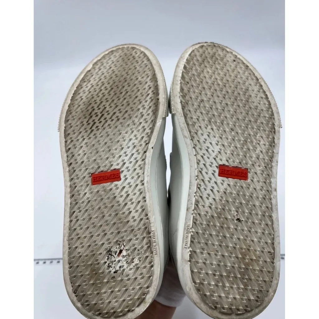 Hermes Day Khaki Leather Sneakers Khaki Leather Very good - Inside View