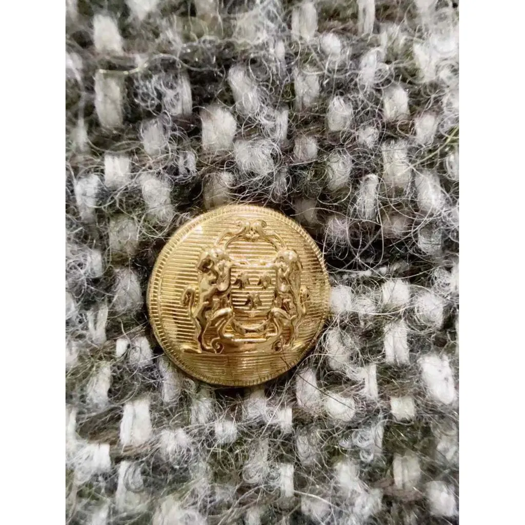 Celine Khaki Wool Jacket Khaki Wool Very good - Back View