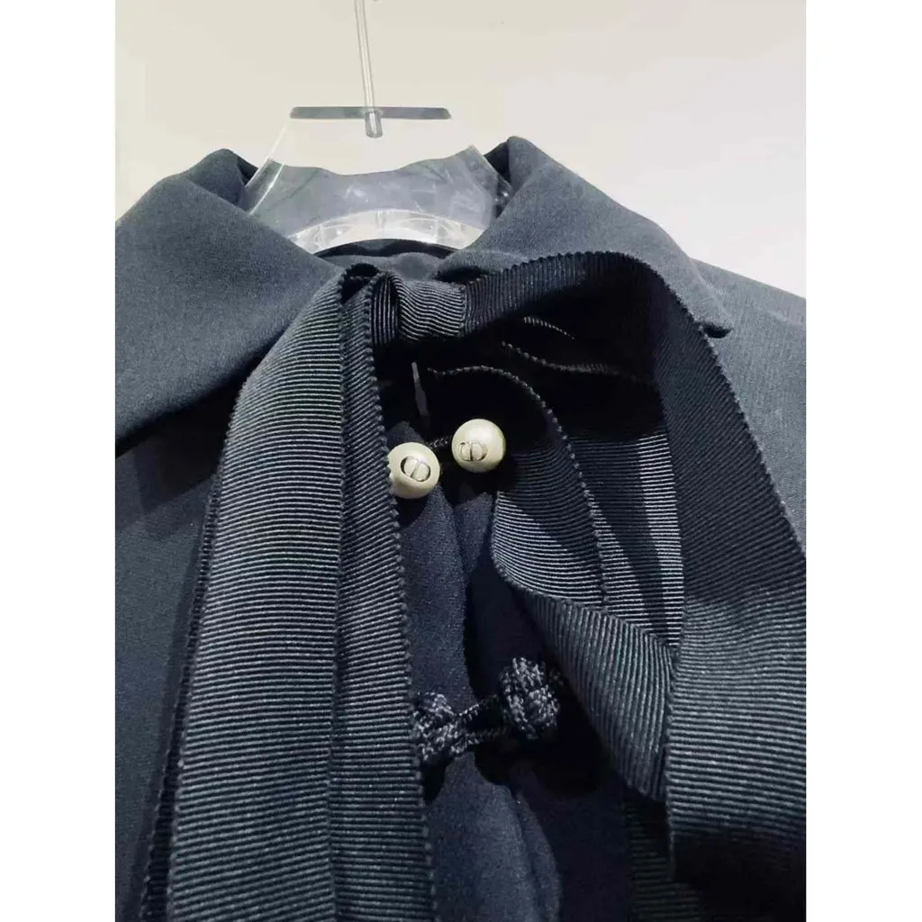 Dior Black Wool Jacket Black Wool Never worn - Back View