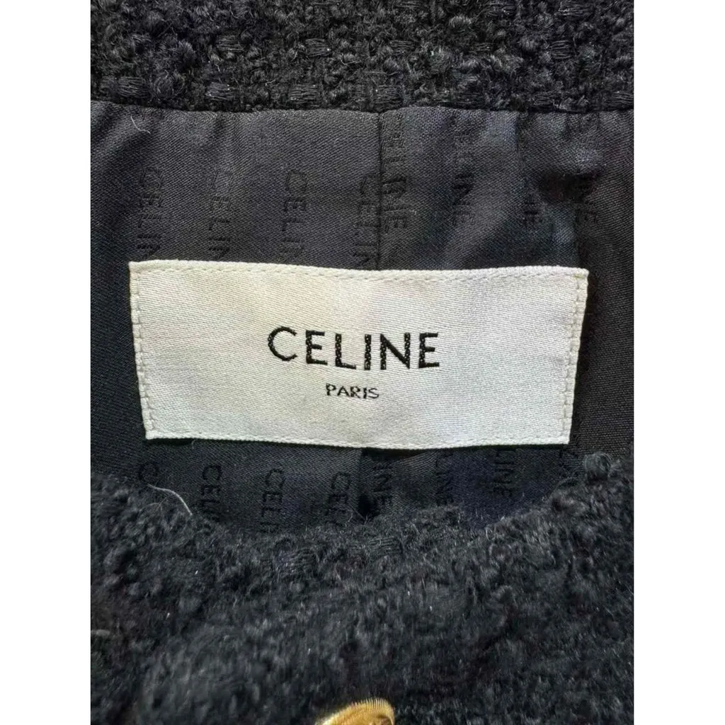 Celine Wool Jacket MultiColor Wool Very good - Back View
