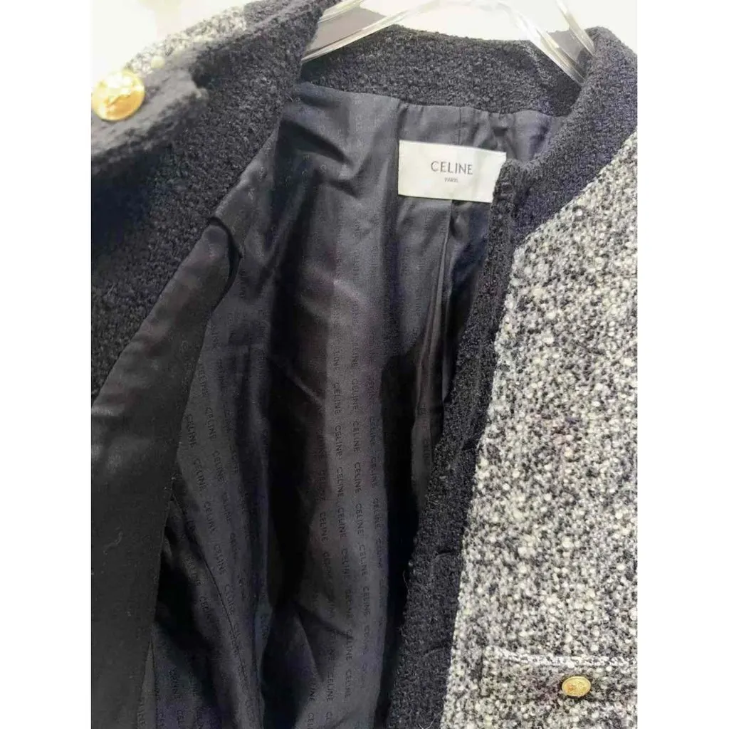 Celine Wool Jacket MultiColor Wool Very good - Model View