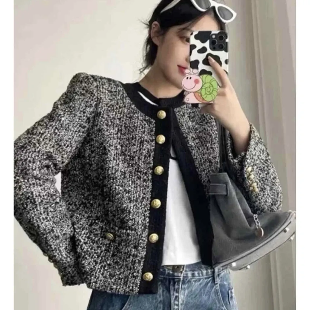 Celine Wool Jacket MultiColor Wool Very good - Box View