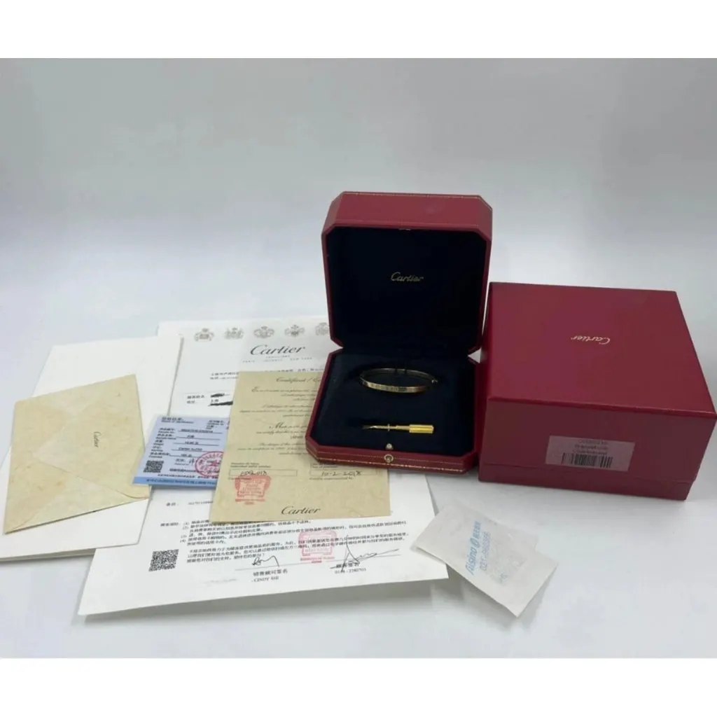 Cartier Love PM Yellow Gold Bracelet MultiColor Very good - Inside View