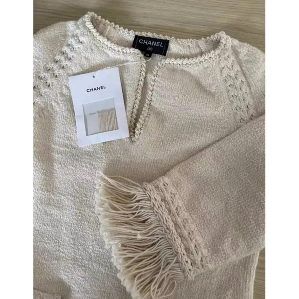 Chanel Cotton Dress MultiColor Cotton Never worn, with tag - Model View