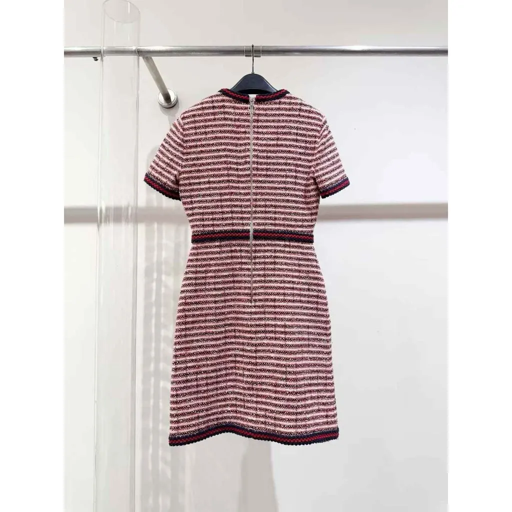 Gucci Wool Dress MultiColor Wool Very good - Back View