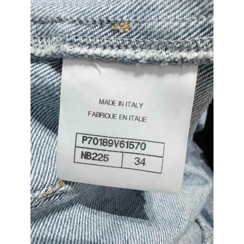 Chanel Cotton Jeans MultiColor Cotton Very good - Model View