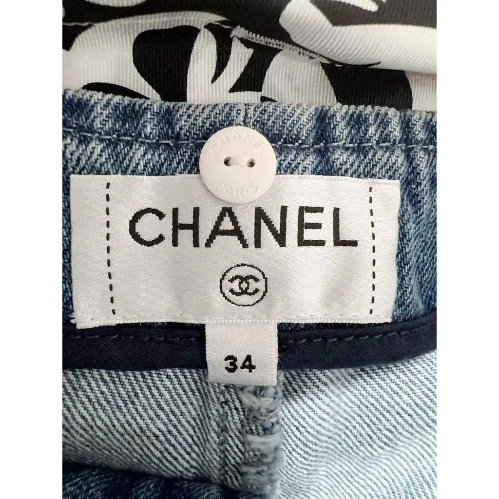 Chanel Cotton Jeans MultiColor Cotton Very good - Box View