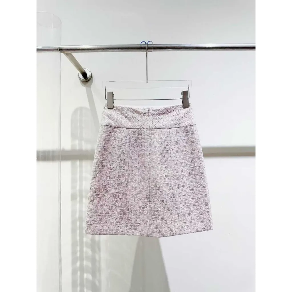 Chanel Pink Polyester Skirt Pink Polyester Very good - Inside View