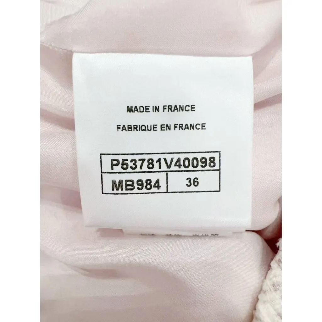 Chanel Pink Polyester Skirt Pink Polyester Very good - Box View