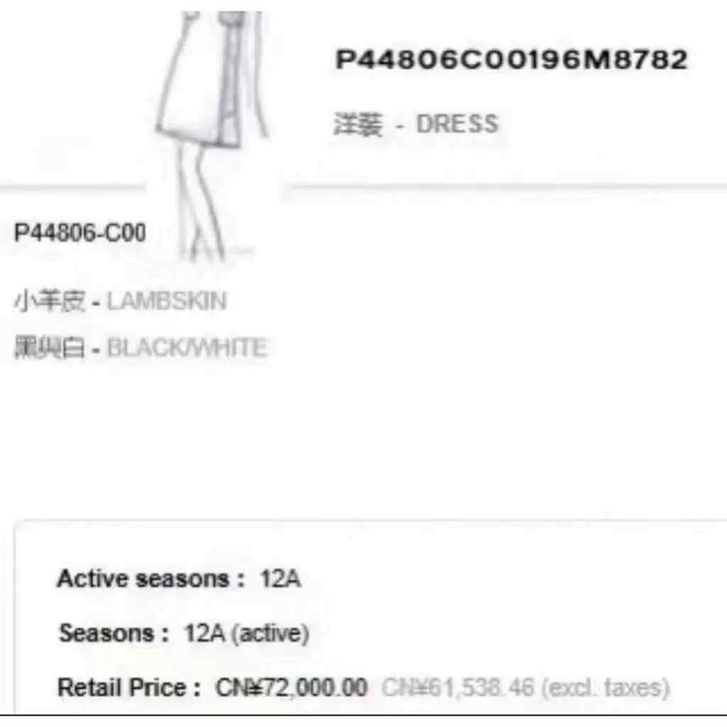 Chanel Grey Leather Dress Grey Leather Very good - Model View