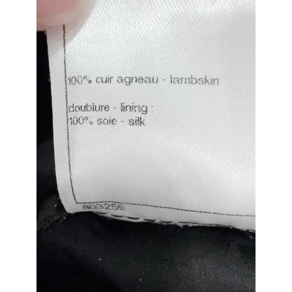 Chanel Grey Leather Dress Grey Leather Very good - Box View