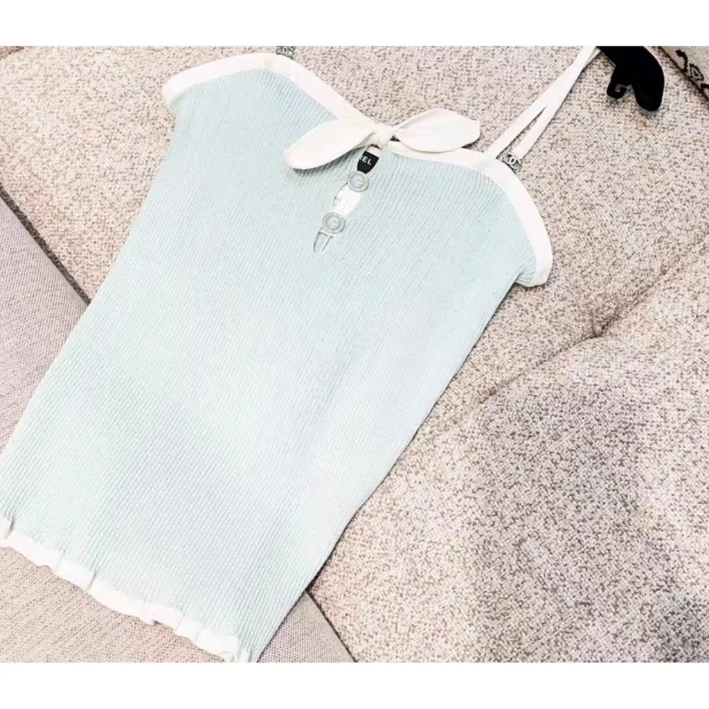 Chanel Cotton Top MultiColor Cotton Very good - Inside View