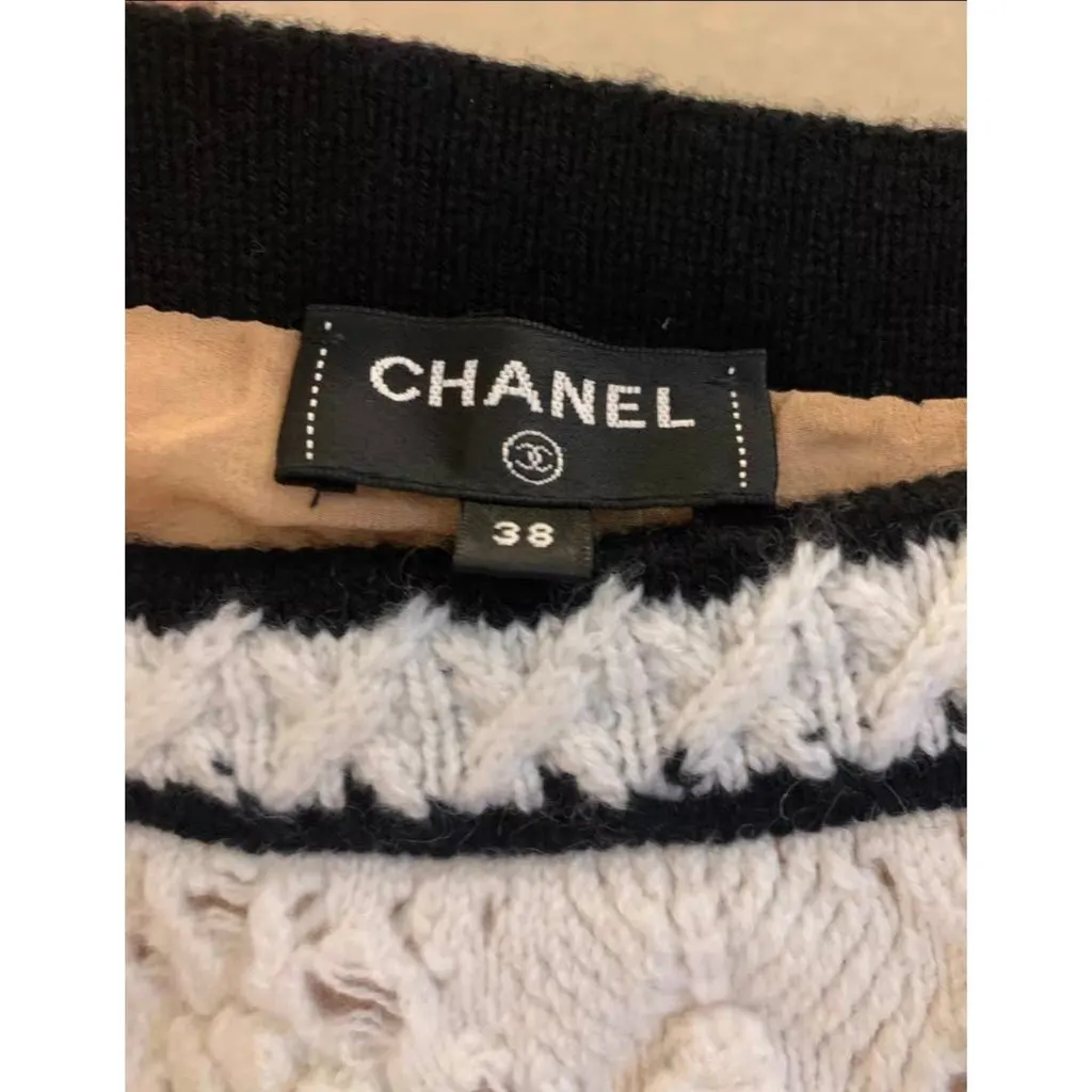 Chanel Cashmere Dress MultiColor Cashmere Very good - Inside View