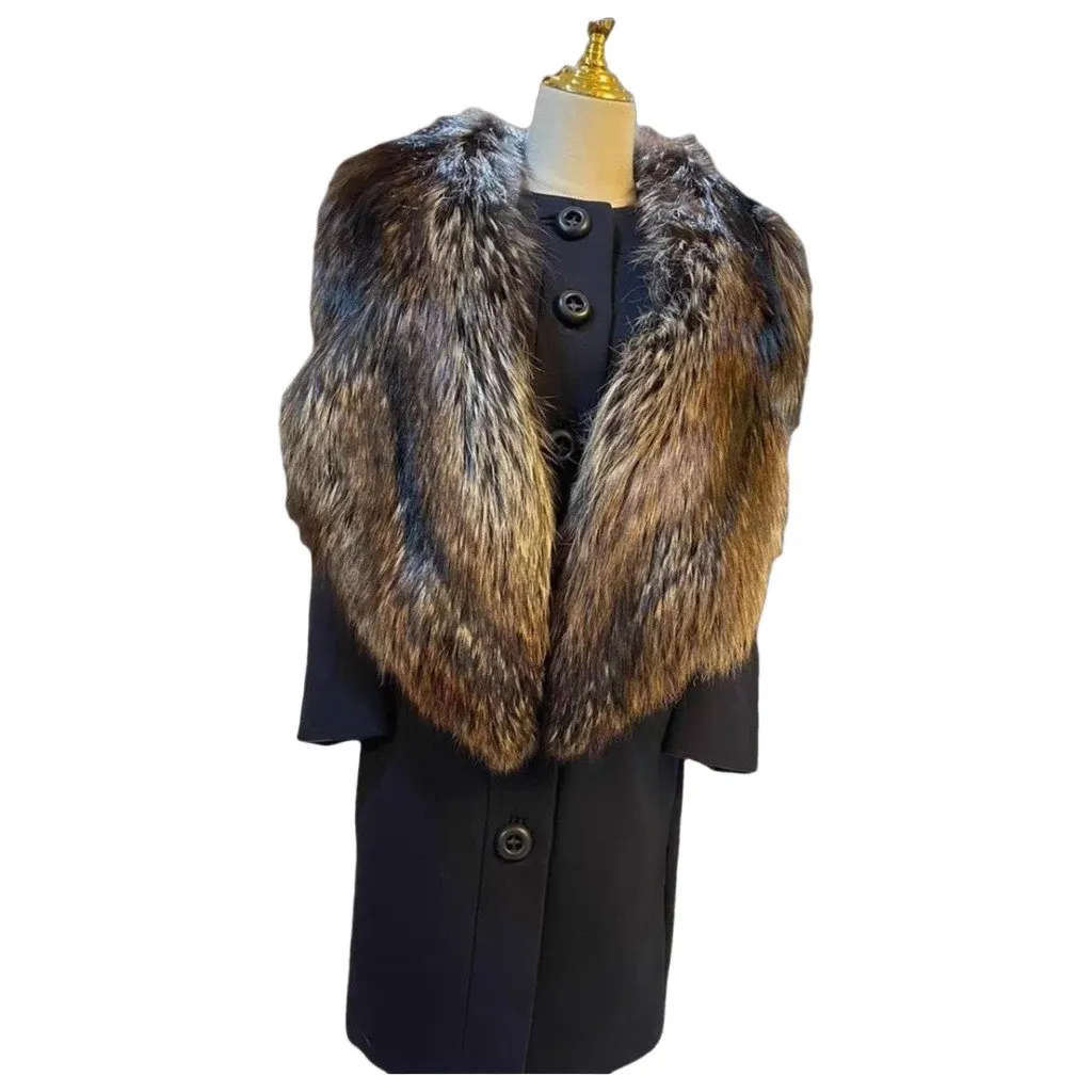 Prada Fox Coat MultiColor Very good - Front View
