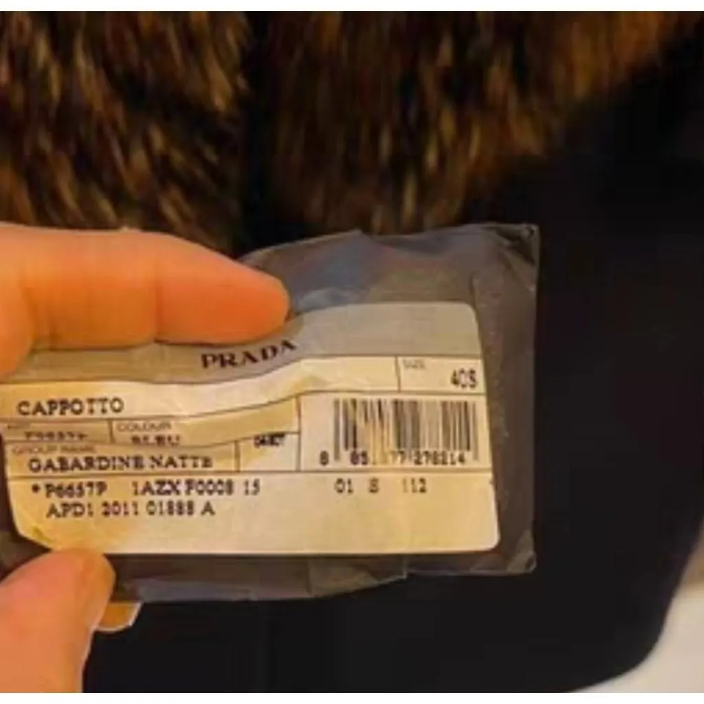 Prada Fox Coat MultiColor Very good - Box View