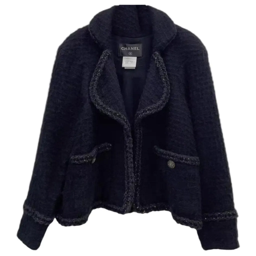 Chanel La Petite Veste Noire Wool Jacket MultiColor Wool Very good - Front View