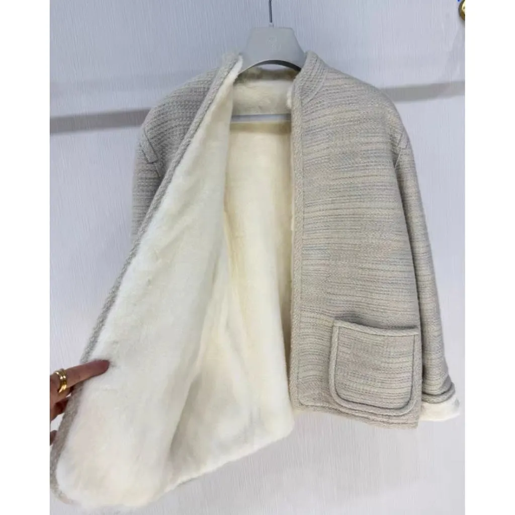 Loro Piana Mink Coat MultiColor Very good - Back View